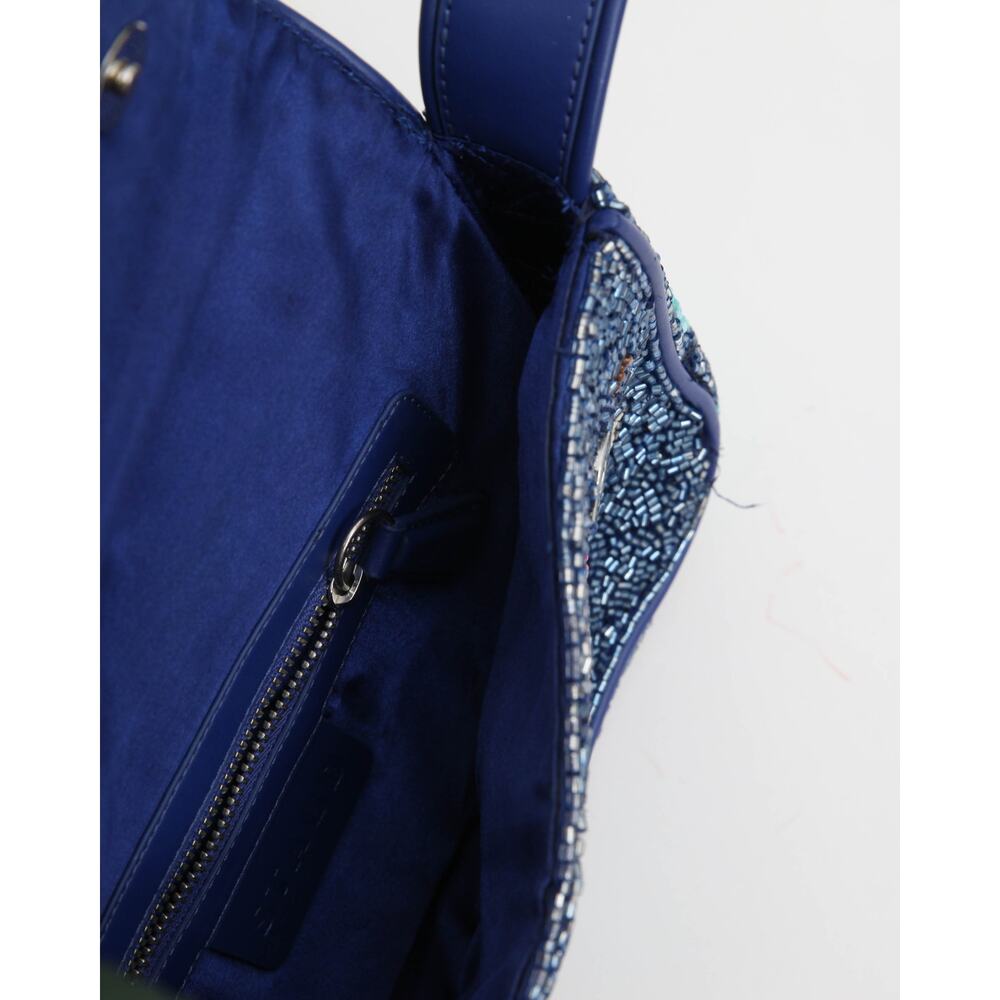 Staud Blue Tommy Beaded Handbag - Picture 10 of 10